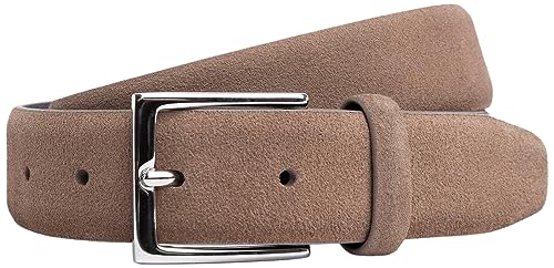 Hackett London Męski zamszowy pasek z piórami, Brązowy (brązowy), 38