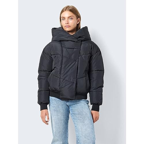 Noisy may Damska kurtka NMTALLY L/S Bomber Jacket NOOS pikowana kurtka, czarna, L, czarny, L
