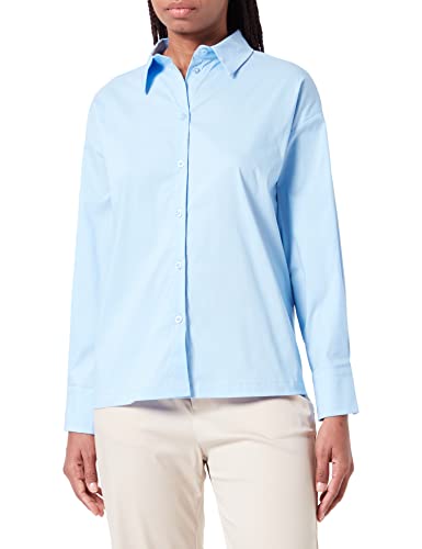 United Colors of Benetton Koszula damska 51qrdq02g, jasnoniebieska intensywna 33 g, L