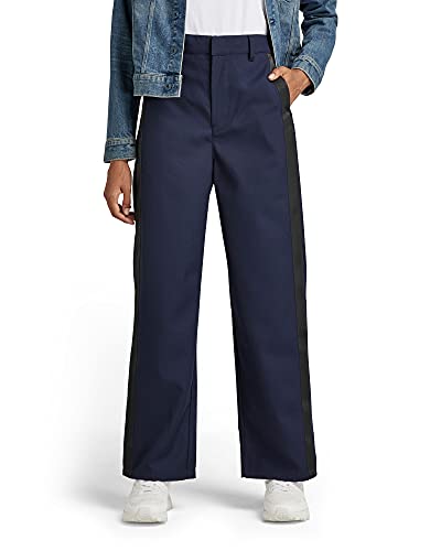 G-STAR RAW Damskie spodnie robocze Ultra High Waist Wide Pants, Naval Blue C523-1501, 25W