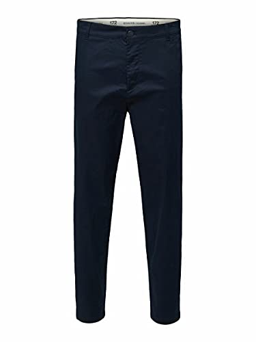 SELECTED HOMME WHITE Spodnie męskie, Dark Sapphire, 38W / 32L