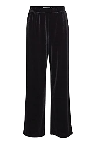 ICHI Spodnie damskie IHLAVANNY PA2, 194008/czarne, XS