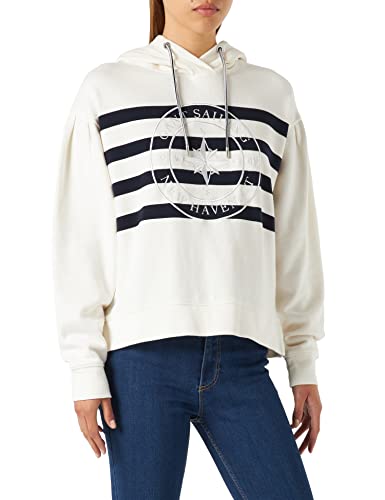 GANT Damski sweter z kapturem, Eggshell, XS