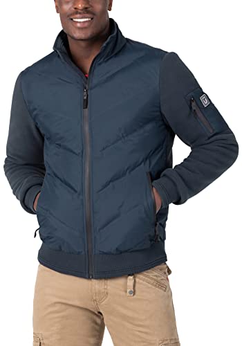 Timezone Męska kurtka nylonowa z przodu, łącznie z klipsem, rozmiar XXL