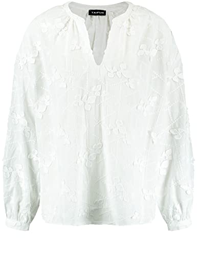 Taifun Bluzka damska 360316-11010, biała, 38, białawy, 38