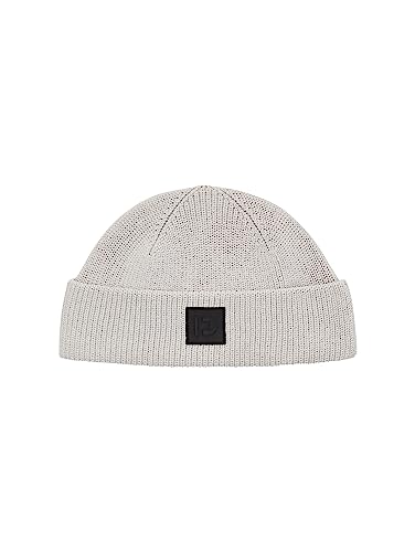 TOM TAILOR Denim Czapka męska Beanie Fisherman, 32253-Basic Light Grey, jeden rozmiar