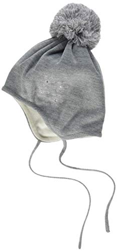 Sterntaler Strickmütze Czapka na głowę Bimba, srebrny mel., 41