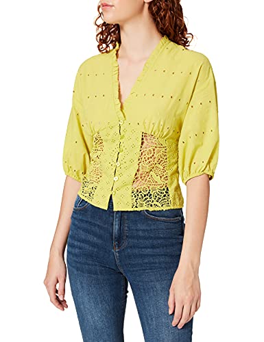 PINKO Damska koszula Zitto, T56 citronella, 38 PL