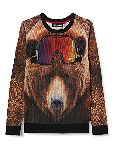 Desigual Bluza chłopięca JERS_Oceania, czarny, 7-8 lat