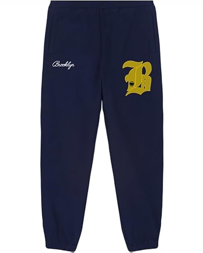 AMERICAN COLLEGE USA Spodnie dresowe męskie, Granatowy, L