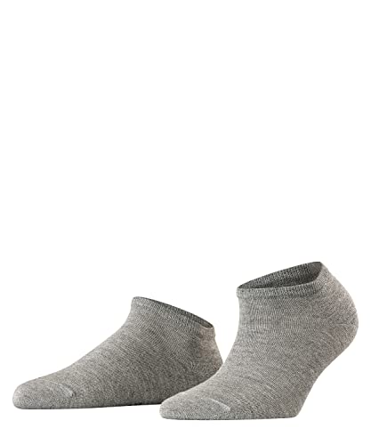 FALKE Sneakersy Shiny damskie czarno-niebieskie, wiele innych kolorów, wzmocnione skarpety do sneakersów, bez wzoru, oddychające, cienkie, z brokatem, 1 para, szary (Fume 3355)., 35-38 EU