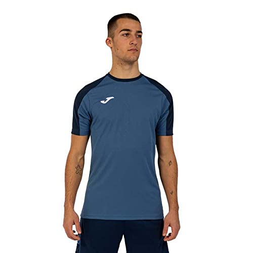 Joma Męski T-shirt z krótkim rękawem, Eco Championship T-shirt męski, granatowy, XXXXXXS