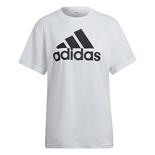 adidas Koszulka damska W Bl Boyf T, biały/czarny, XS