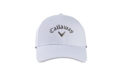 Callaway Golf męski HW CG Liquid ADJ WHT MTL 22 czapka, biały/pistolet metalowy, jeden rozmiar