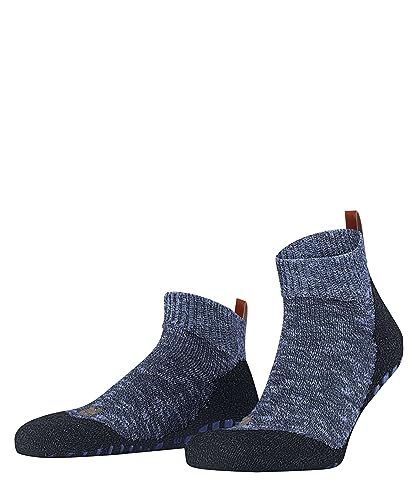 FALKE Mężczyźni Lodge Homepad M HP Bawełna z wypustkami na podeszwie 1 Para, Niebieski (Light Jeans 6310), 43-44