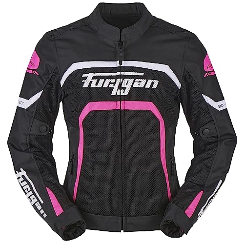 Furygan Damskie kurtki i płaszcze Mystic Evo Vented, Noire/Rose/Blanc, L