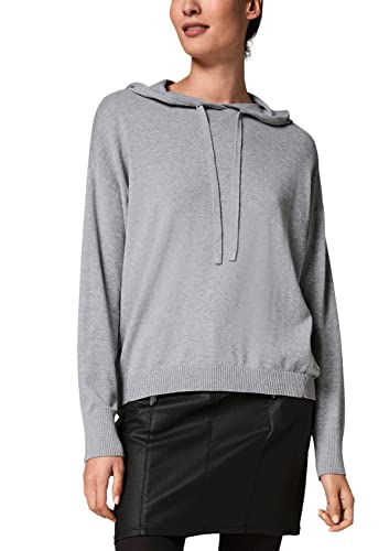 Comma CI Sweter damski z długim rękawem, 90 W1 Light Grey Melange, 32