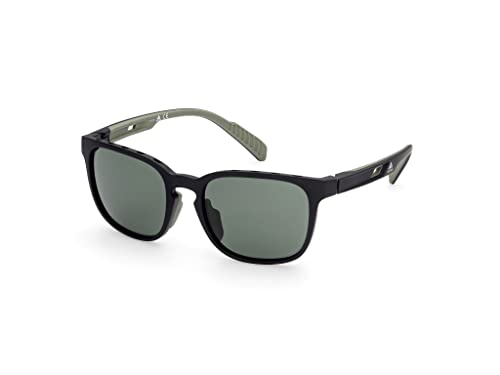 ADIDAS Unisex okrągłe okulary przeciwsłoneczne SP003302N54, czarne, 54-19-140, Czarny, 54