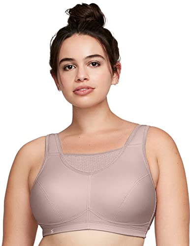 Biustonosz sportowy Glamorise damski, Lodowy brąz, 100C