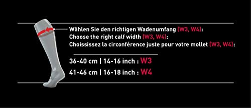 FALKE Lufthansa Podróże i wygodne męskie ultra energetyczne podkolanówki bawełniane czarne białe więcej kolorów długie mocne skarpety kompresyjne 1 para, Blanc (biały 2000), 41/42 EU