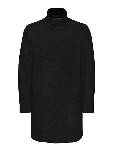 ONLY & SONS Onsoscar King Coat Cs OTW Vd płaszcz męski, czarny, L