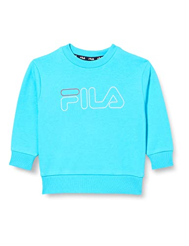 FILA Bluza dziecięca SAARBURG Unisex, niebieski Atoll, 122/128, niebieski (Blue Atoll), 122-128