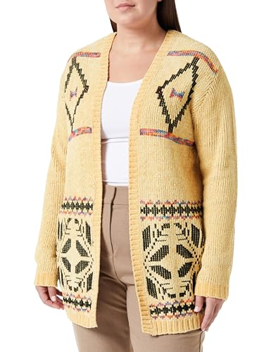 nascita Kardigan damski, musztardowy, XL-XXL