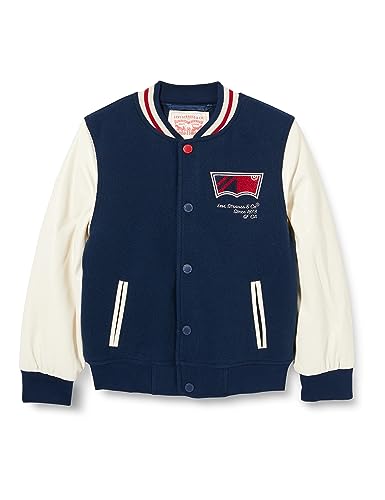 Levi's chłopięca Lvb Varsity Jacket 9eh926 ciężka odzież wierzchnia, Brandied Melon, 24 miesi?cy