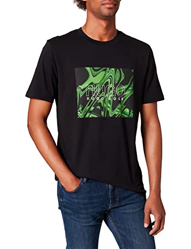HUGO T-shirt męski, czarny (Black1), S