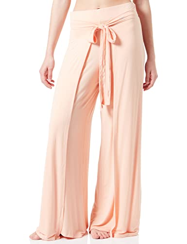 Emporio Armani Spodnie damskie Fluid wiskozowe spodnie, Morela, M