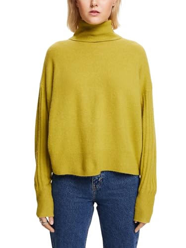 ESPRIT Sweter damski, 326 / zielony pistacjowy 2, L