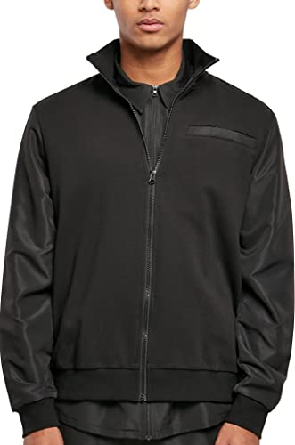 Urban Classics Organic and Recycled Fabric Mix Track Jacket męska kurtka, czarny, L