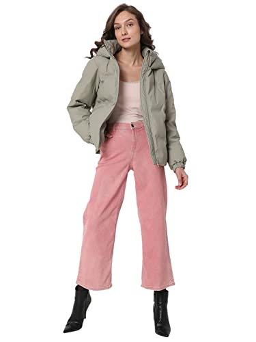 VERO MODA Kurtka damska krótka powlekana, Laurel Oak, M