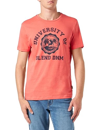 Blend Męski T-shirt T-shirt, 181651/Cayenne, L, 181651/Cayenne, L