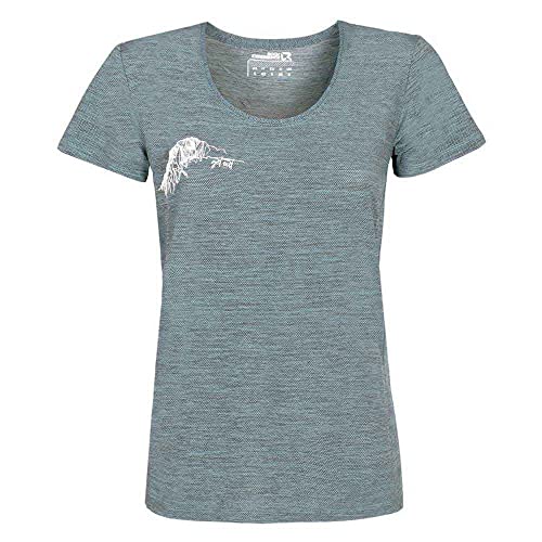 Rock Experience Terminator Ss t-shirt damski, Quiet Tide Melange, S