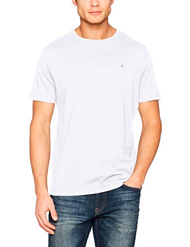 LERROS T-shirt męski z okrągłym dekoltem, biały (White 100), XXL