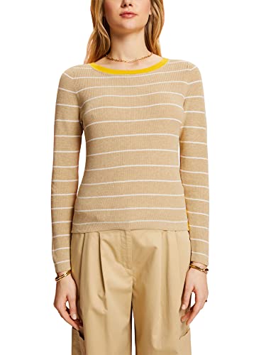 ESPRIT Damski sweter 023EE1I310, 287/SAND 3, M, 287 / piasek 3, M