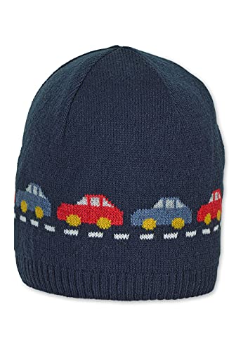 Sterntaler Strickmütze Samochód Czapka dla dzieci, Granatowy, 43