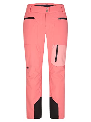 Ziener Damskie spodnie narciarskie TIPPA / spodnie snowboardowe | oddychające, wodoszczelne, bez PFC, różowe (Candy pink), 46