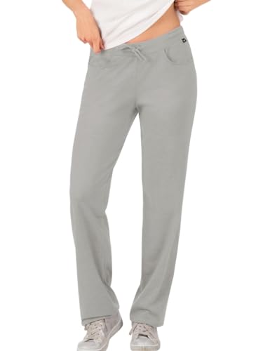 Trigema Damskie spodnie sportowe, szary, XL