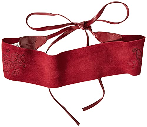 Desigual Skórzany pasek damski, Czerwony, U