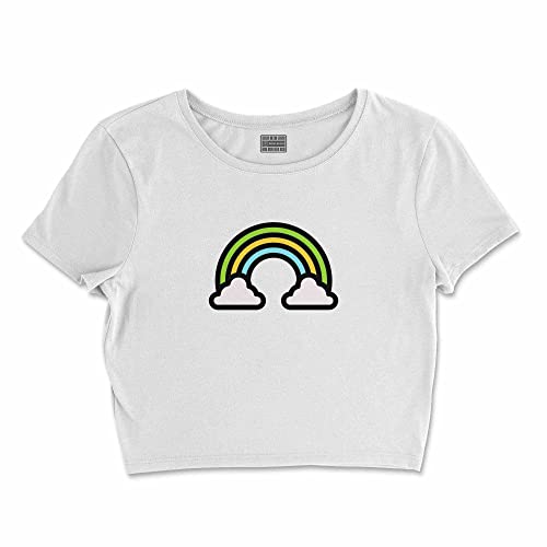 Bona Basics, Koszulka damska z nadrukiem cyfrowym,%100 bawełna, biała, casualowa, topy damskie, rozmiar: L, biały, L Krótki