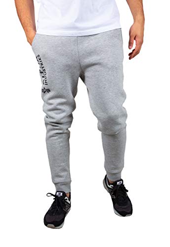ALPHA INDUSTRIES Basic Jogger Ai Spodnie męskie, Grey Heather, L