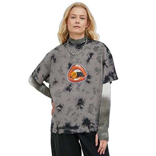 Wrangler Damska koszulka Girlfriend, czarny, XL