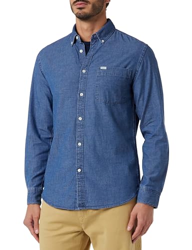 Pepe Jeans Koszula męska Cranmore, Niebieski (Union Blue), L