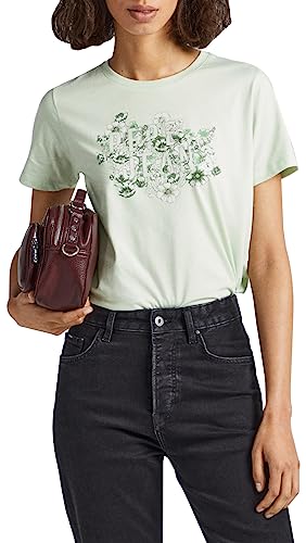 Pepe Jeans Bluzka damska Alice, Zielony (Bleach Green), L