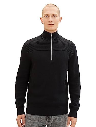 TOM TAILOR sweter męski, 2999 - Black, XXL
