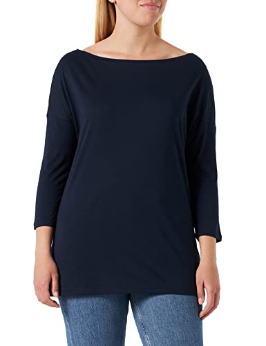 Sisley Koszulka damska 3QU4L12EE Dark Blue 06U, XS, Dark Blue 06u, XS