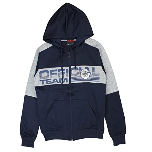 RG 512 Męska kurtka z kapturem, granatowy, S