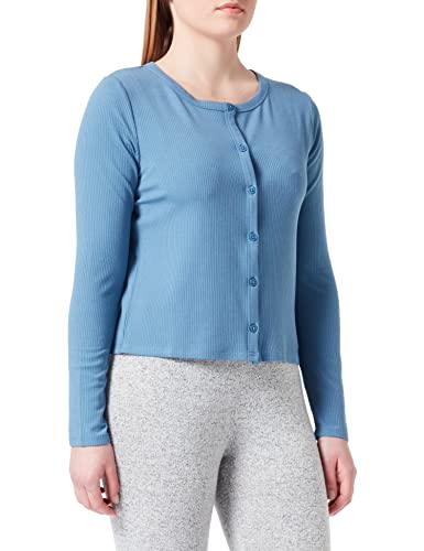 Triumph Damski kardigan Natural Spotlight Rib Cardigan Top od piżamy, LIBERTY BLUE, 48